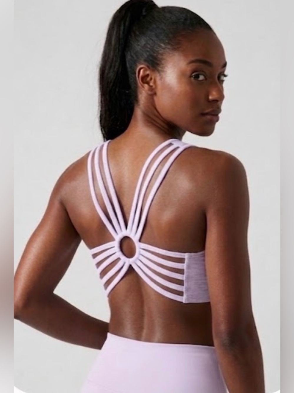 Yogalicious Multi-Strap Sports Bra - Lavender